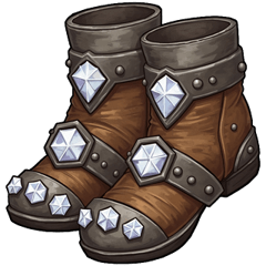 Diamond covered Toecaps