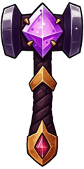 Gemstone Forge Hammer