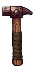 Rusty Forge Hammer