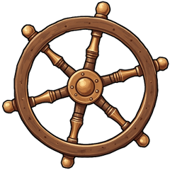 Six-Spoke Ships Wheel