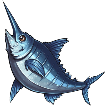Struggling Marlin