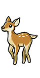守りの子鹿