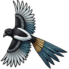 Glittercall Magpie