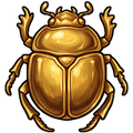 Gold Scarab