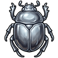 Silver Scarab